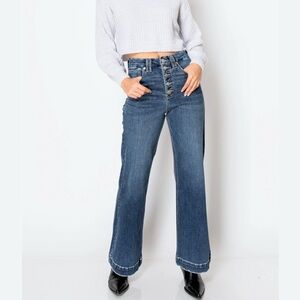 Artemis Vintage High Rise Indigo Wide-Leg Jeans